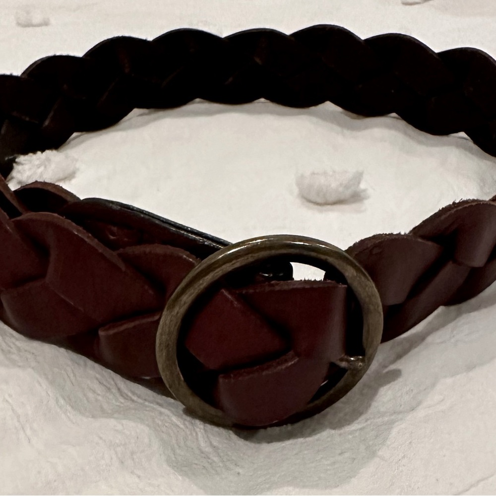 Woven Leather Belt